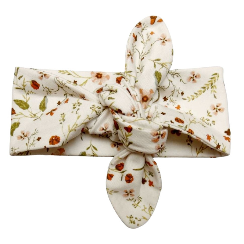 Newborn haarbandje met kleine gekleurde bloemetjes