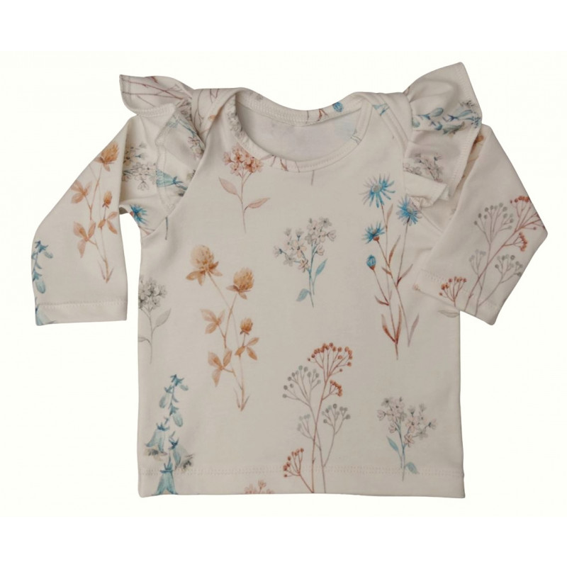 baby longsleeve veldbloemen
