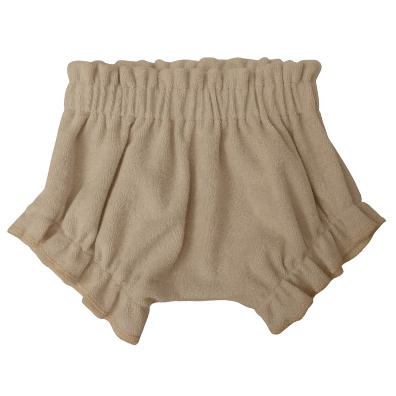 baby bloomer ruffle badstof zand