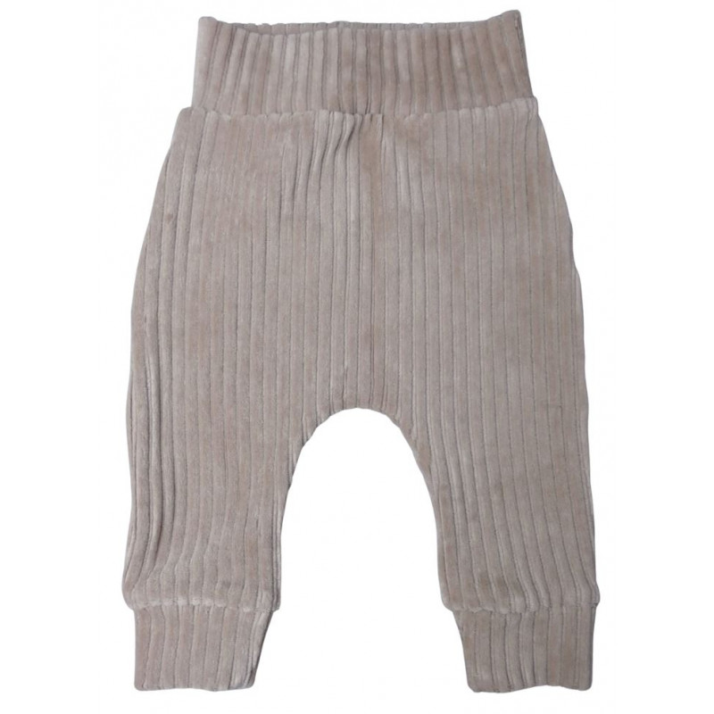baby broekje ribfluweel zand