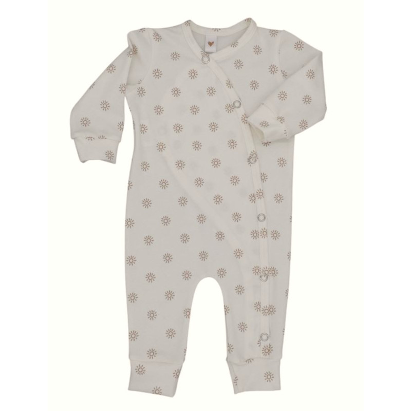 Newborn boxpakje off-white met zonnetjes.