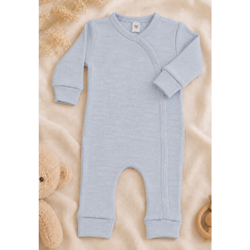 Newborn lichtblauw overslagboxpakje