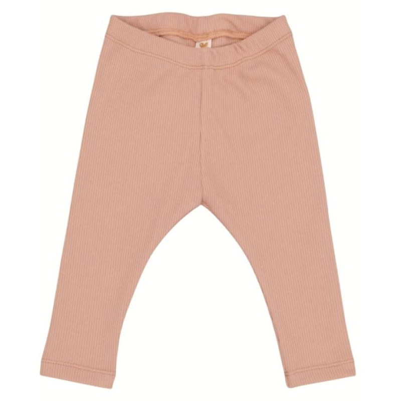 Newborn legging nude roze