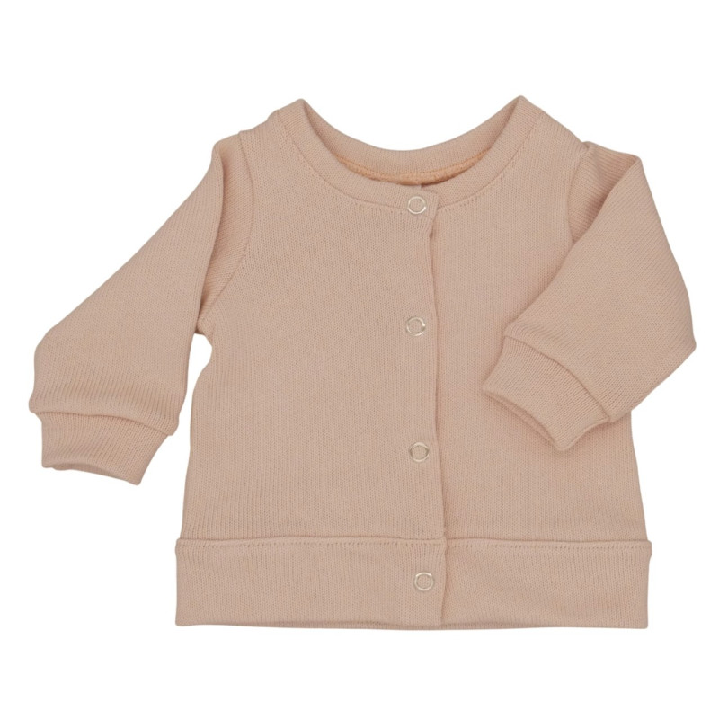 Newborn gebreid lichtroze vestje