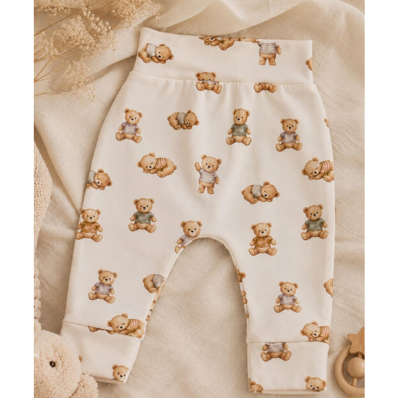 Newborn babybroekje met beertjes