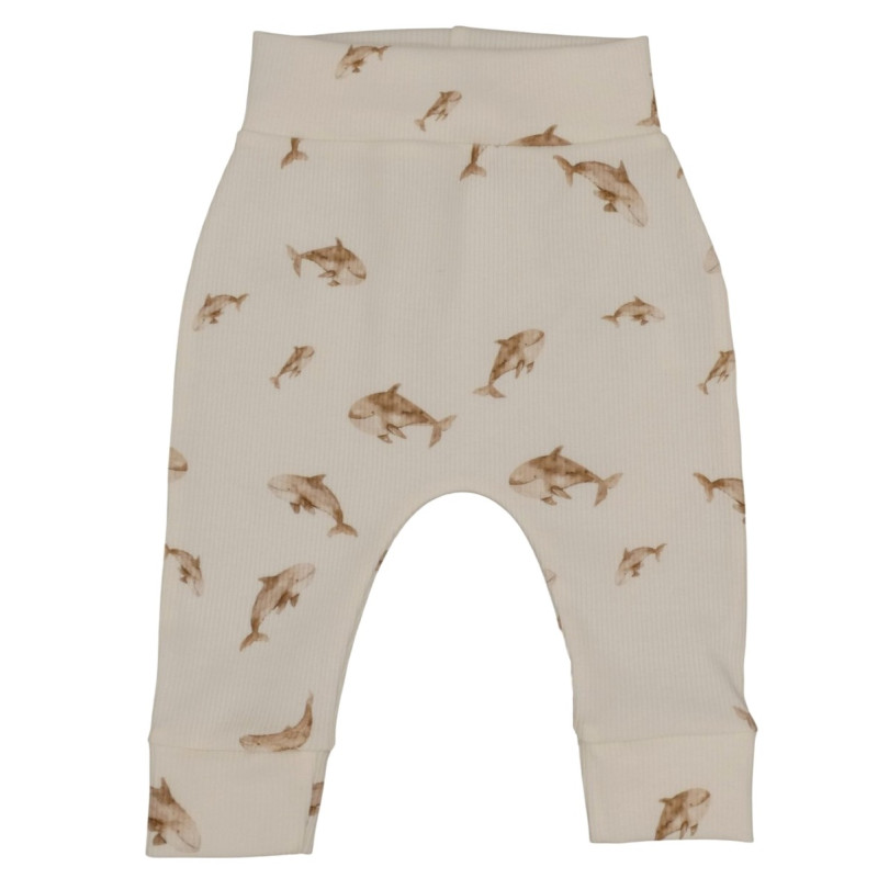 Newborn broekje met orka's