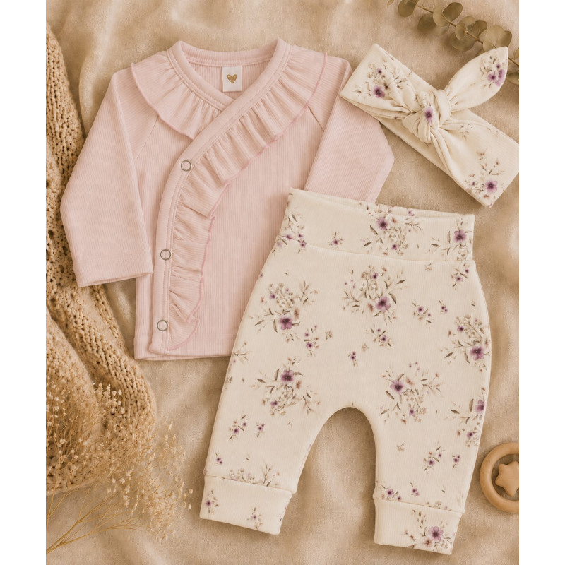 3-delig babysetje - bloesem