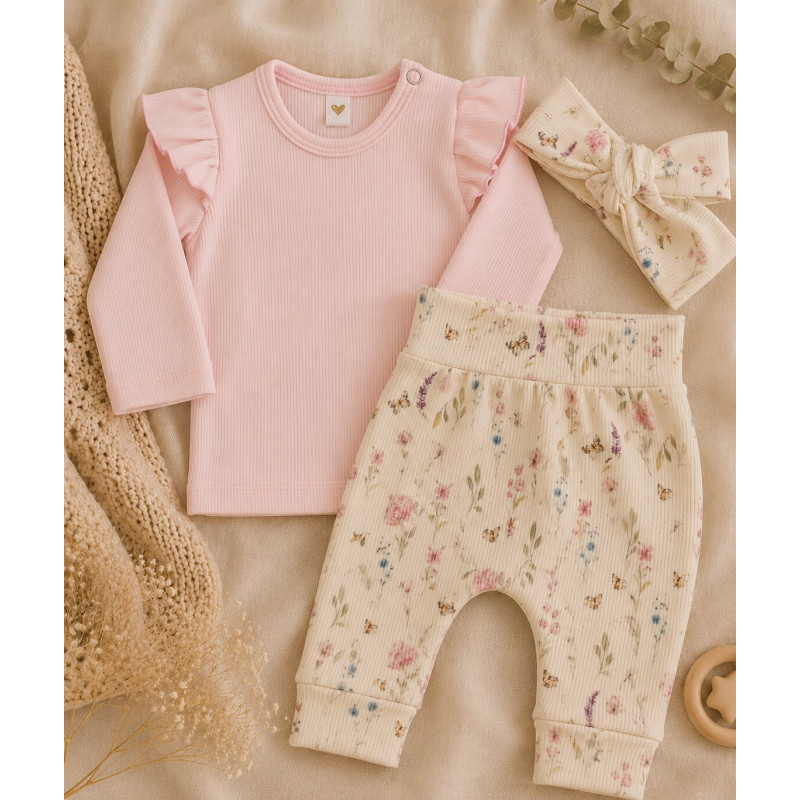 Babysetje veldbloemen
