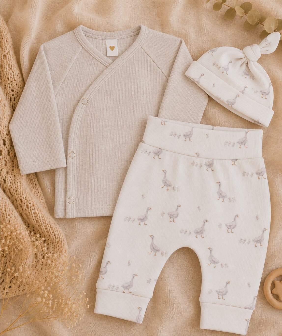 3-delig babysetje - gansjes